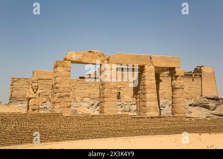 Garf Hussien Temple, Kalabsha, UNESCO World Heritage Site, Near Aswa, Egypt Stock Photo