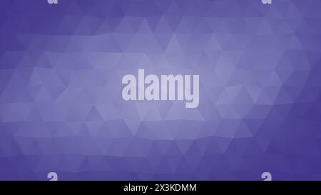 Purply blue and purple polygon vector pattern background with color gradient. Abstract full frame 3D triangular low poly style background. Copy space. Stock Photo