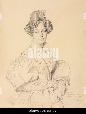 Madame Désiré Raoul-Rochette.  Jean-Auguste-Dominique Ingres. 1830. Stock Photo