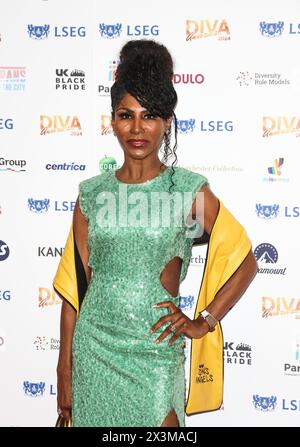 London, UK. 26th Apr, 2024. Sinitta seen attending the DIVA Awards 2024 at the De Vere Grand Connaught Rooms in London. Credit: SOPA Images Limited/Alamy Live News Stock Photo