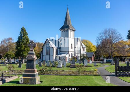 Historic St Paul's Anglican Church, Harewood Road, Papanui, Christchurch (Ōtautahi), Canterbury, New Zealand Stock Photo