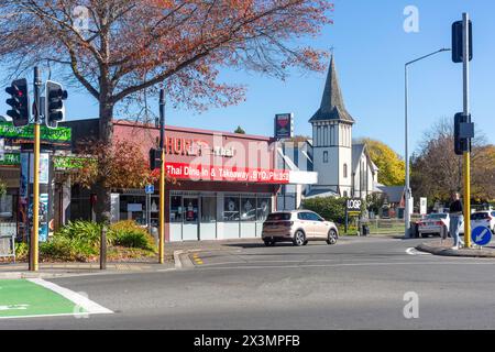 Cnr Harewood and Papanui Road, Papanui, Christchurch (Ōtautahi), Canterbury, New Zealand Stock Photo