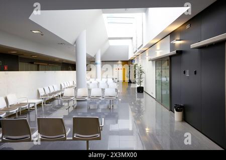Waiting room, Onkologikoa Hospital, Oncology Institute, Case Center for prevention, diagnosis and treatment of cancer, Donostia, San Sebastian, Gipuzk Stock Photo