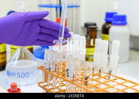 James Hutton Institute  Science laboratory  Chemistry Stock Photo