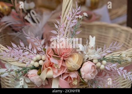 Easter, spring flowers decoration for design purpose Stock Photo