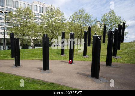 The New Zealand War Memorial in Hyde Park Corner in London Stock Photo