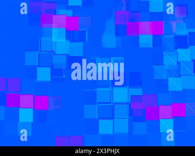 Colorful Mosaic Background: Vibrant Pixel Art for Eye-Catching Designs and Advertising Stock Photo