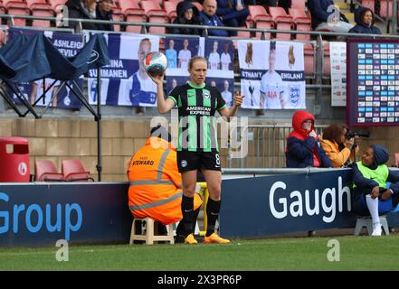 London, UK. 28th Apr, 2024. Brisbane Road, England, April 28th 2024: Pauline Bremer (Brighton 8) during the WSL game between Tottenham Hotspur and Brighton and Hove Albion at Brisbane Road, London, England, on 28 April 2024 (Bettina Weissensteiner/SPP) Credit: SPP Sport Press Photo. /Alamy Live News Stock Photo