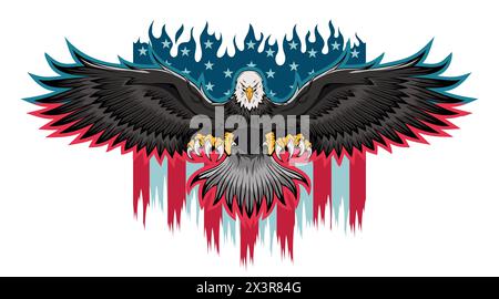 Eagle. Bald Eagle. National symbol of the USA. Stock Vector Image Stock Vector