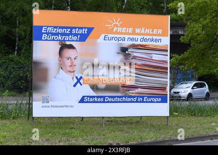 Wahlplakate zur Europawahl 2024 Ein Wahlplakat der Bündnis 90/Die ...