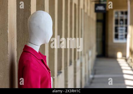 A tailor's dummy in the Piece Hall, Halifax Stock Photo