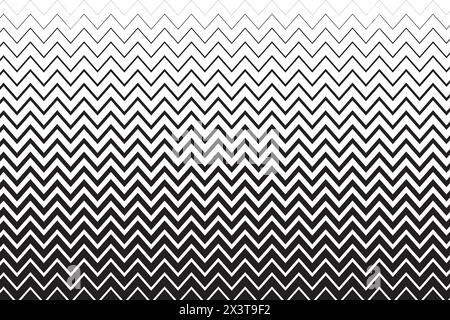 Horizontal zigzag lines of different thicknesses. Background with black ...