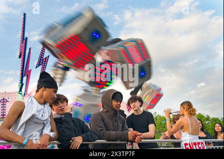 USA; 04-28-2024: The Apple Blossom Carnival Powers Great American ...