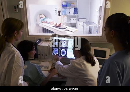 CAT (Computerized Axial Tomography), medical imaging for diagnosis ...