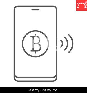 Payment method icon Black line art vector in black and white outline ...
