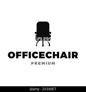 Office Chair Icon Vector Logo Template Illustration Design Stock Vector