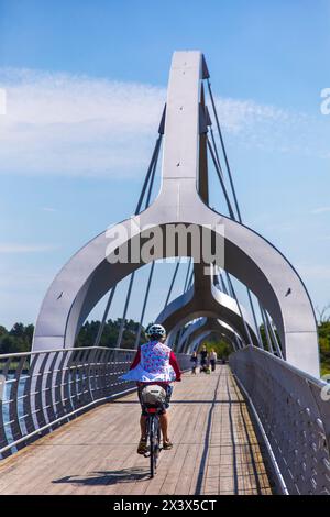 Europe, Scandinavia, Sweden.. Soelvesborg. Longest pedestrian and cycle ...