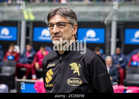 Milan, Italy - april 28 2024 - Inter vs Torino serie A - ivan juric head coach torino Credit: Kines Milano/Alamy Live News Stock Photo