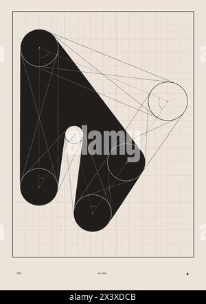 Simple vector with three dimensional figures eps Stock Vector Image ...