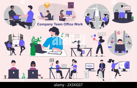 Office Art Stock Vector