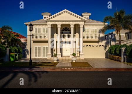 Gold Coast, Australia - Luxury houses in Sovereign Islands, Paradise Point Stock Photo