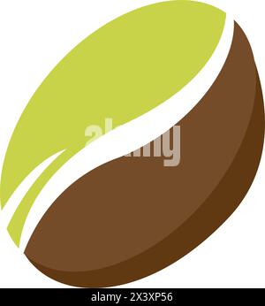 coffee beans icon logo vector design template Stock Vector