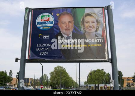 European elections 2024 election poster of the Humanist Party PDH with ...