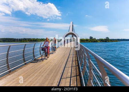 Europe, Scandinavia, Sweden.. Soelvesborg. Longest pedestrian and cycle ...