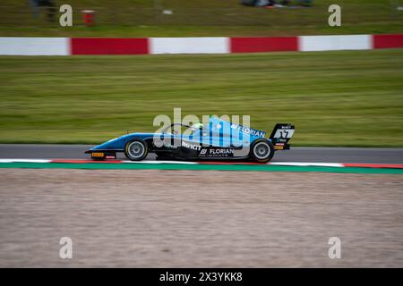 Maxwell Dodds 17 Virtuosi Racing at Donington Park, Derby, England on 27 April 2024. Photo by Chris Williams. Editorial use only, license required for Stock Photo