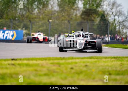 Deagen FAIRCLOUGH 7 Hitech Pulse-Eight Qualifying Donington Park at Donington Park, Derby, England on 27 April 2024. Photo by Chris Williams. Editoria Stock Photo