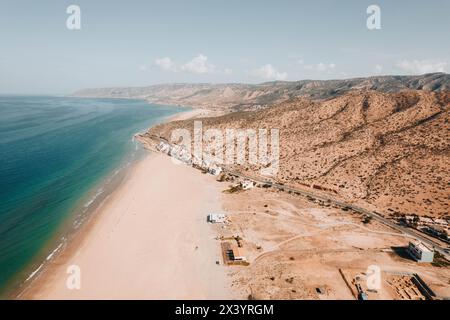 A Panoramic View Of Imi Ouaddar, North Of Taghazout And Agadir, Morocco ...