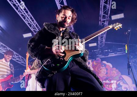 Milano, Italy. 27th Mar, 2024. Jan Peteh of Slovenian indie rock band Joker Out performs live at Circolo Magnolia in Milano, Italy, on March 27 2024 Credit: NurPhoto SRL/Alamy Live News Stock Photo