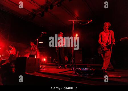 Padova, Italy. 16th Aug, 2022. Irish post-punk band Fontaines D.C. in live concert at Parco Della Musica Credit: NurPhoto SRL/Alamy Live News Stock Photo