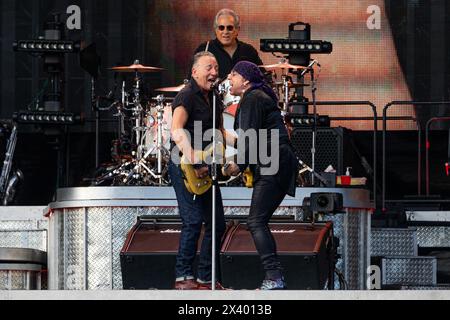 Monza, Italy. 25th July, 2023. Bruce Springsteen and Steven Van Zandt performs live at Autodromo di Monza, Italy, on July 25 2023 Credit: NurPhoto SRL/Alamy Live News Stock Photo