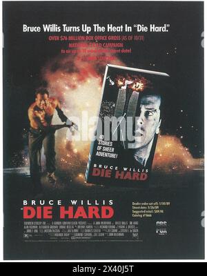 Affiche Cinéma Die Hard - Poster 40x60 Cm Haute Qualité, Papier, Neuf, Pour Décoration Murale