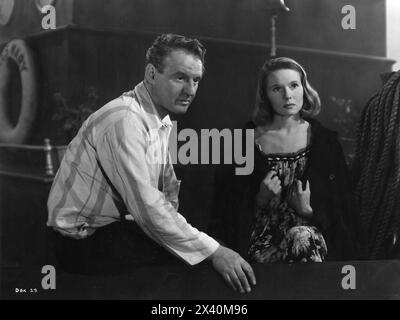 ERIC PORTMAN and ANN TODD in a scene from DAYBREAK 1948 Director COMPTON BENNETT Play MONCKTON HOFFE Music BENJAMIN FRANKEL Sydney Box Productions / GFD Stock Photo