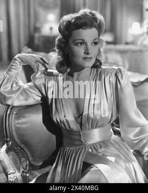 A portrait of LINDEN TRAVERS in NO ORCHIDS FOR  MISS BLANDISH 1948 Director ST. JOHN LEGH CLOWES Novel JAMES HADLEY CHASE Tudor-Alliance / Renown Pictures Stock Photo