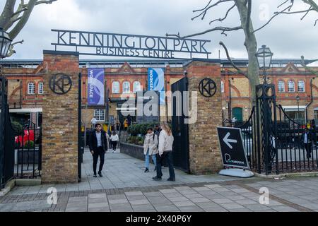 LONDON- 5 MARCH , 2024: Kennington Park Business Centre on Brixton Road in south west London Stock Photo