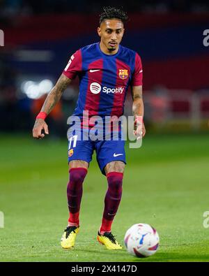 Raphael Dias Belloli Raphinha of FC Barcelona Credit: PRESSINPHOTO SPORTS AGENCY/Alamy Live News Stock Photo