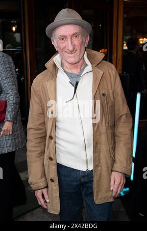 Paris, France. 29th Apr, 2024. Rufus attending the 140th anniversary of Les Deux Magots in Paris, France on April 29, 2024. Photo by Aurore Marechal/ABACAPRESS.COM Credit: Abaca Press/Alamy Live News Stock Photo