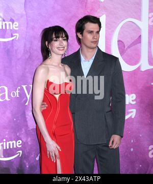 April 29, 2024, New York, New York, USA: Anne Hathaway and Nicholas Galitzine attend the New York Premiere of Prime VideoÃs 'The Idea of You' at Jazz at Lincoln Center in New York. (Credit Image: © Photo Image Press via ZUMA Press Wire) EDITORIAL USAGE ONLY! Not for Commercial USAGE! Stock Photo
