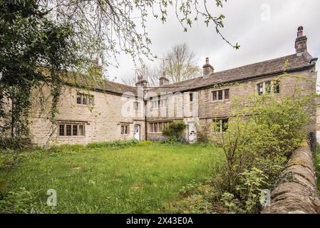 An interesting period property in Giggleswick, North Yorkshire (home of Giggleswick independent school). Stock Photo