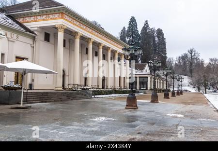 Exterior and façade details of the Kurhaus in Baden-Baden Baden-Baden, Germany. Stock Photo