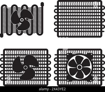 Evaporator icon vector illustration simple design Stock Vector