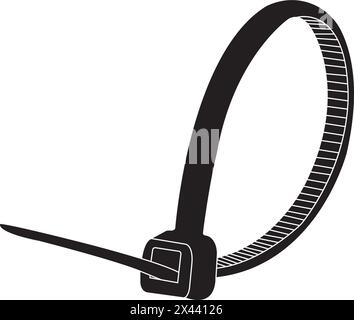Cable ties icon vector illustration symbol design Stock Vector