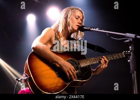 Alice Phoebe Lou is performing in concert at Magazzini Generali in Milan, Italy, on November 2, 2023. (Photo by Mairo Cinquetti/NurPhoto) Stock Photo