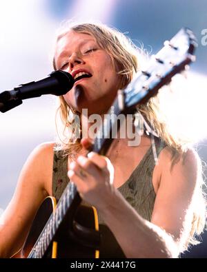 Alice Phoebe Lou is performing in concert at Magazzini Generali in Milan, Italy, on November 2, 2023. (Photo by Mairo Cinquetti/NurPhoto) Stock Photo