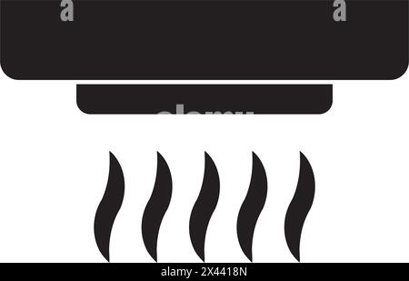 Kitchen smoke exhauster icon vector illustration symbol design Stock Vector