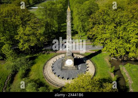 BAARN - The Needle of Waterloo. The gigantic monument is a memorial column and was built in 1820 for the then Crown Prince Willem Frederik of Orange. In 1815 he was the first to repel the French attack near Brussels (Quatre Bras). He received this column and Soestdijk Palace as a gift. ANP / Hollandse Hoogte / Sander Koning netherlands out - belgium out Stock Photo