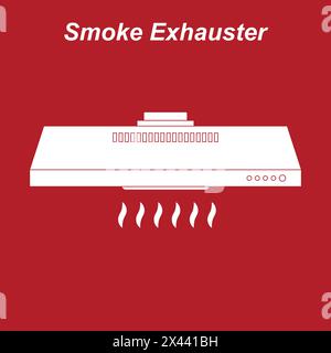 Kitchen smoke exhauster icon vector illustration symbol design Stock Vector